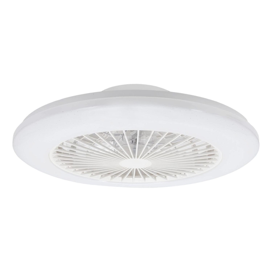 Aigostar - LED Prigušiva stropna svjetiljka s ventilatorom LED/40W/230V 2700-6500K pr. 48,5 cm bijela + daljinski upravljač