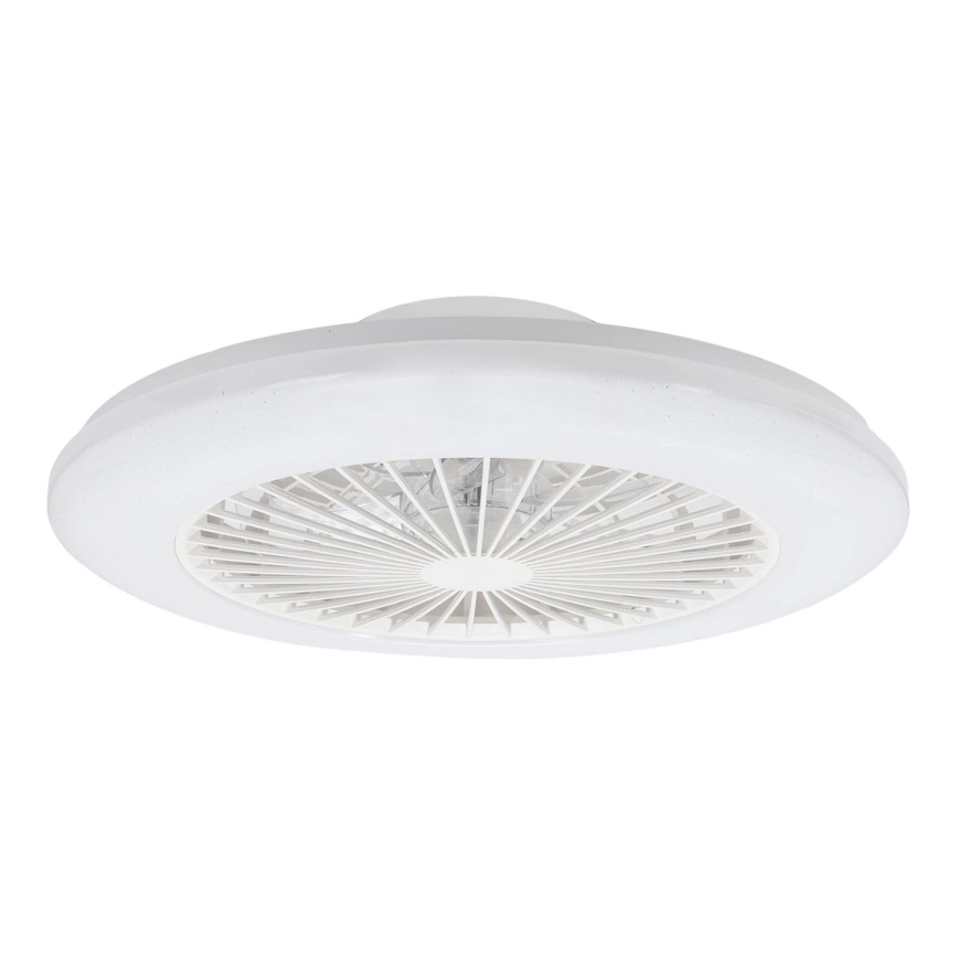 Aigostar - LED Prigušiva stropna svjetiljka s ventilatorom MESH LED/40W/230V 2700-6500K bijela + daljinski upravljač