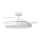 Aigostar - LED Prigušiva stropna svjetiljka s ventilatorom MESH LED/50W/230V 2700-6500K crna + daljinski upravljač