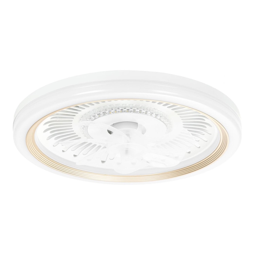 Aigostar - LED Prigušiva stropna ventilator LED/40W/230V 2700/4000/6500K pr. 50 cm + daljinski upravljač bijela