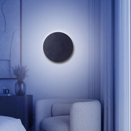 Aigostar - LED Prigušiva zidna svjetiljka MESH Smart LED/12W/230V 2700-6500K crna