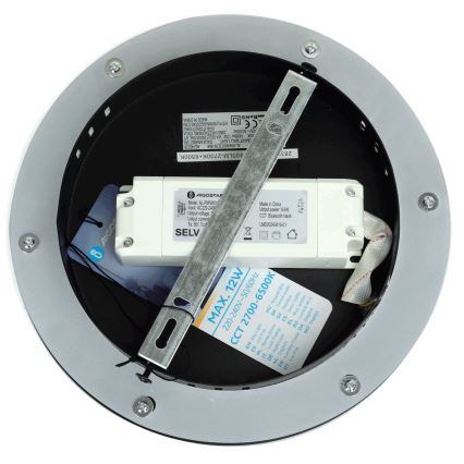 Aigostar - LED Prigušiva zidna svjetiljka MESH Smart LED/12W/230V 2700-6500K crna
