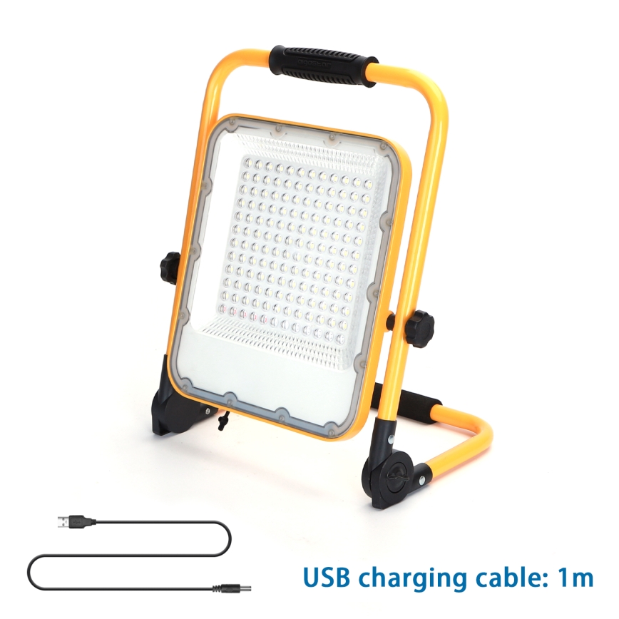 Aigostar - LED Prigušivi punjivi reflektor LED/100W/5V 6500K IP65 1500mAh