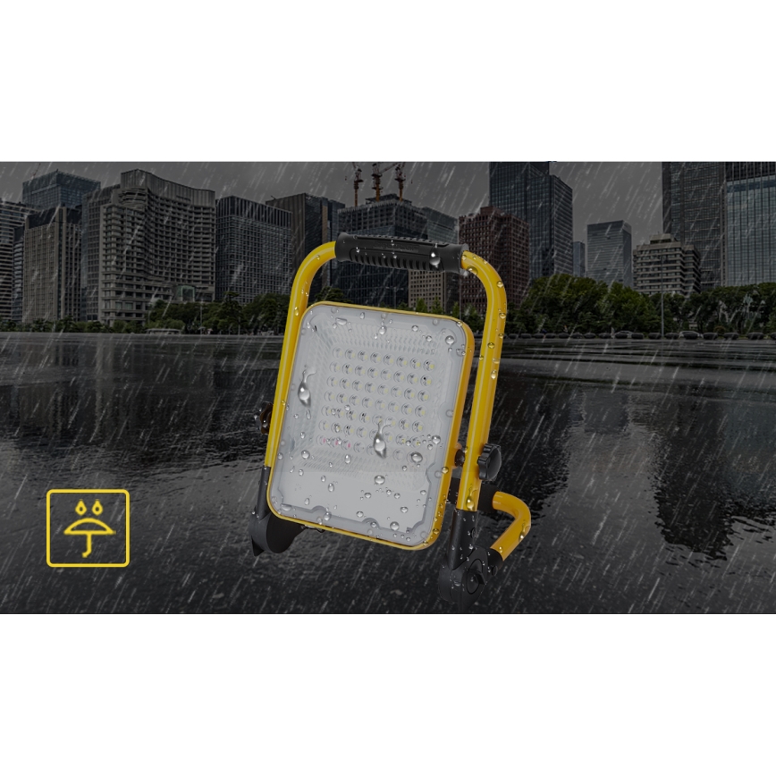 Aigostar - LED Prigušivi punjivi reflektor LED/100W/5V 6500K IP65 1500mAh