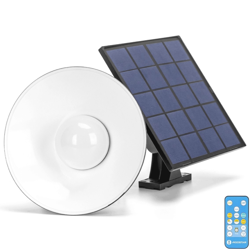 Aigostar - LED Prigušivi solarni luster na sajli LED/3,2V 3000K/4000K/6500K 5000 mAh IP65 + daljinski upravljač