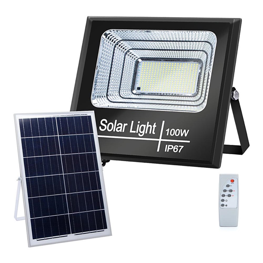 Aigostar - LED Prigušivi solarni reflektor LED/100W/3,2V IP67 2000 mAh + DU