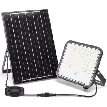 Aigostar - LED Prigušivi solarni reflektor LED/100W/3,4V 3000/4000/6500K IP66 + daljinski upravljač