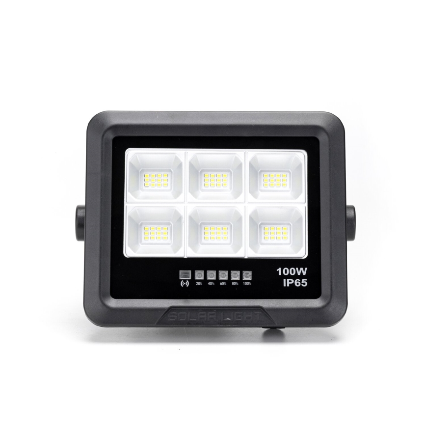 Aigostar - LED Prigušivi solarni reflektor LED/100W/3,4V IP65 10000 mAh + daljinski upravljač