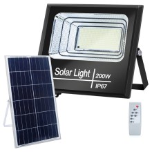 Aigostar - LED Prigušivi solarni reflektor LED/200W/3,2V IP67 + DU