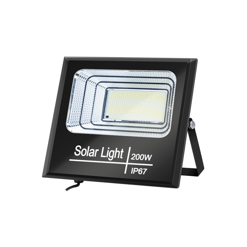 Aigostar - LED Prigušivi solarni reflektor LED/200W/3,2V IP67 + daljinski upravljač