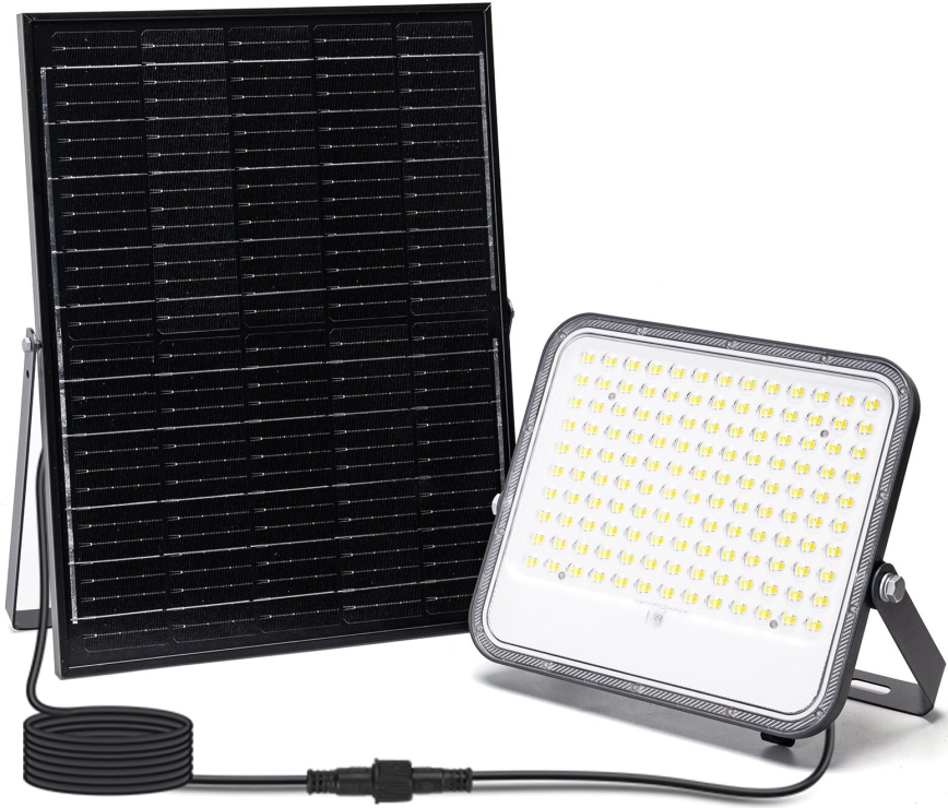 Aigostar - LED Prigušivi solarni reflektor LED/200W/3,4V 3000/4000/6500K IP66 16000 mAh + daljinski upravljač