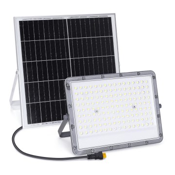 Aigostar - LED Prigušivi solarni reflektor LED/200W/3,4V IP65 + daljinski upravljač