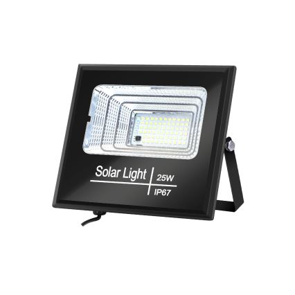 Aigostar - LED Prigušivi solarni reflektor LED/25W/3,2V IP67 + daljinski upravljač