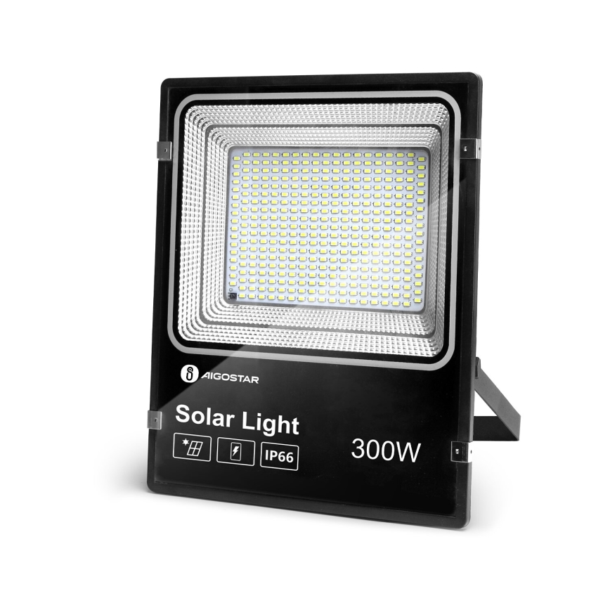 Aigostar - LED Prigušivi solarni reflektor LED/300W/3,2V IP66 25000 mAh + daljinski upravljač