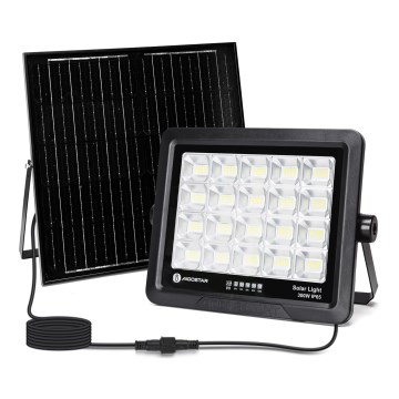 Aigostar - LED Prigušivi solarni reflektor LED/300W/3,4V IP65 + daljinski upravljač