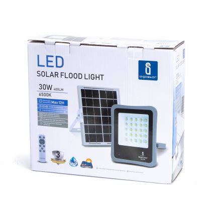 Aigostar - LED Prigušivi solarni reflektor LED/30W/3,2V 20000 mAh IP67 + DU