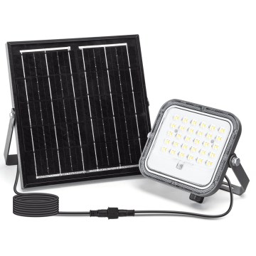 Aigostar - LED Prigušivi solarni reflektor LED/50W/3,4V 3000/4000/6500K IP66 + daljinski upravljač