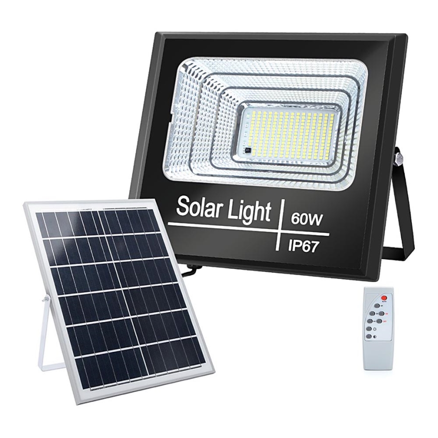 Aigostar - LED Prigušivi solarni reflektor LED/60W/3,2V IP67 + DU