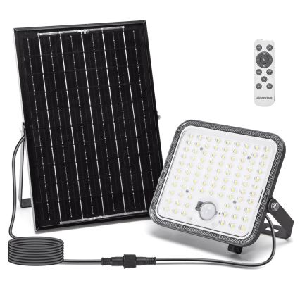 Aigostar - LED Prigušivi solarni reflektor sa senzorom LED/120W/3,4V 6500K IP66 + daljinski upravljač
