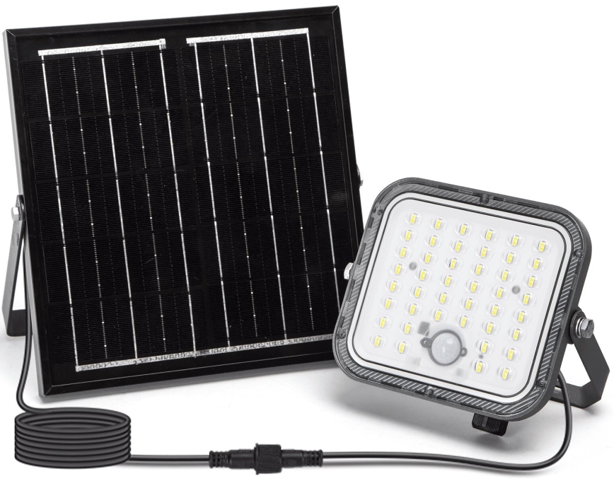 Aigostar - LED Prigušivi solarni reflektor sa senzorom LED/80W/3,4V 6500K IP66 4000 mAh + daljinski upravljač