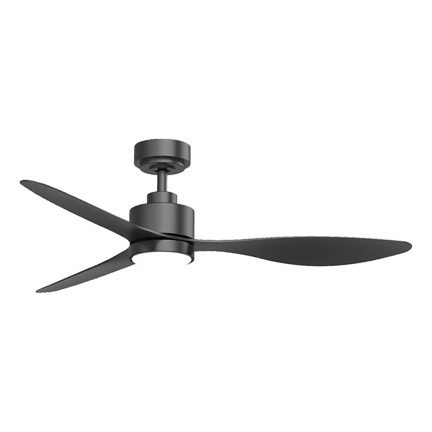 Aigostar - LED Prigušivi stropni ventilator LED/20W/230V 2700-6500K 132cm crna + daljinski upravljač