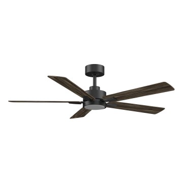 Aigostar - LED Prigušivi stropni ventilator LED/20W/230V 2700-6500K 132cm smeđa + daljinski upravljač
