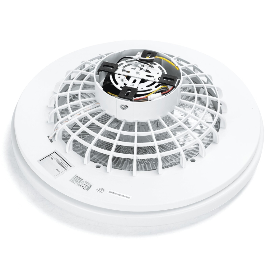 Aigostar - LED Prigušivi stropni ventilator LED/40W/230V 2700-6500K pr. 48 cm + daljinski upravljač bijela