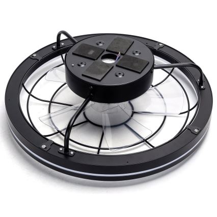 Aigostar - LED Prigušivi stropni ventilator LED/40W/230V 2700-6500K pr. 48 cm + daljinski upravljač crna