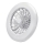 Aigostar - LED Prigušivi stropni ventilator LED/40W/230V 2700-6500K pr. 49 cm + daljinski upravljač bijela