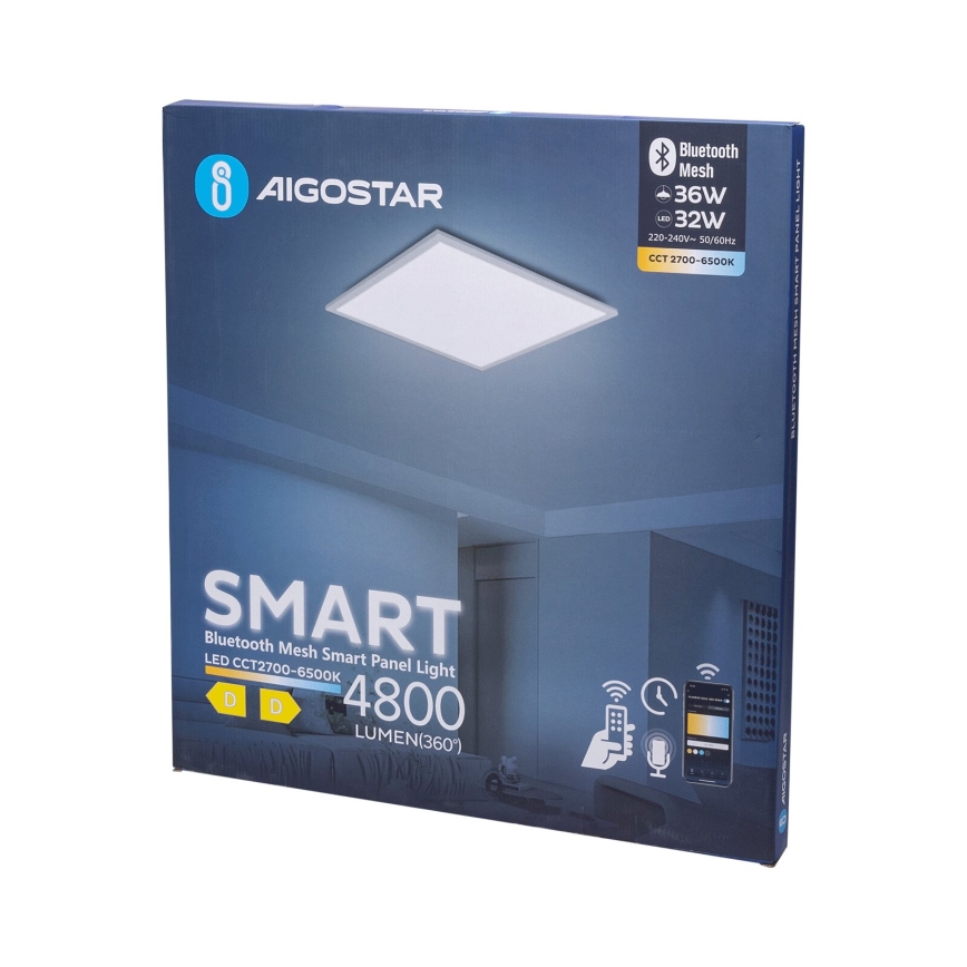 Aigostar - LED Prigušivi ugradbeni panel MESH LED/36W/230V 2700-6500K 60x60 cm