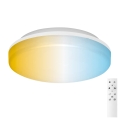 Aigostar - LED prigušivo stropno svjetlo za kupaonicu LED/24W/230V 3000K-6500K IP54 pr. 33 cm + daljinski upravljač