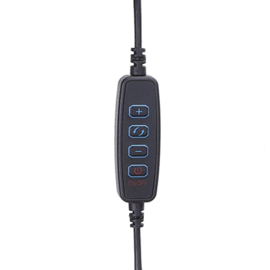 Aigostar - LED Prigušivo svjetlo na prstenu LED/11W/5V 2800-5700K 102 cm + daljinski upravljač
