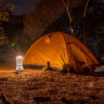 Aigostar - LED Prijenosna punjiva kamperska lampa LED/2W/3,7V 1200mAh