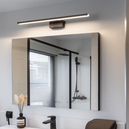 Aigostar - LED Rasvjeta za ogledalo u kupaonici LED/12W/230V 4000K 60 cm IP44 crna