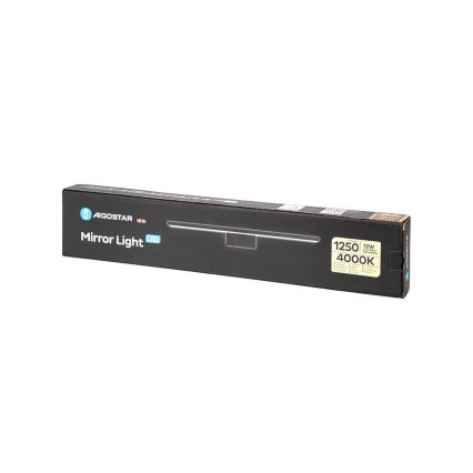 Aigostar - LED Rasvjeta za ogledalo u kupaonici LED/12W/230V 4000K 60 cm IP44 crna