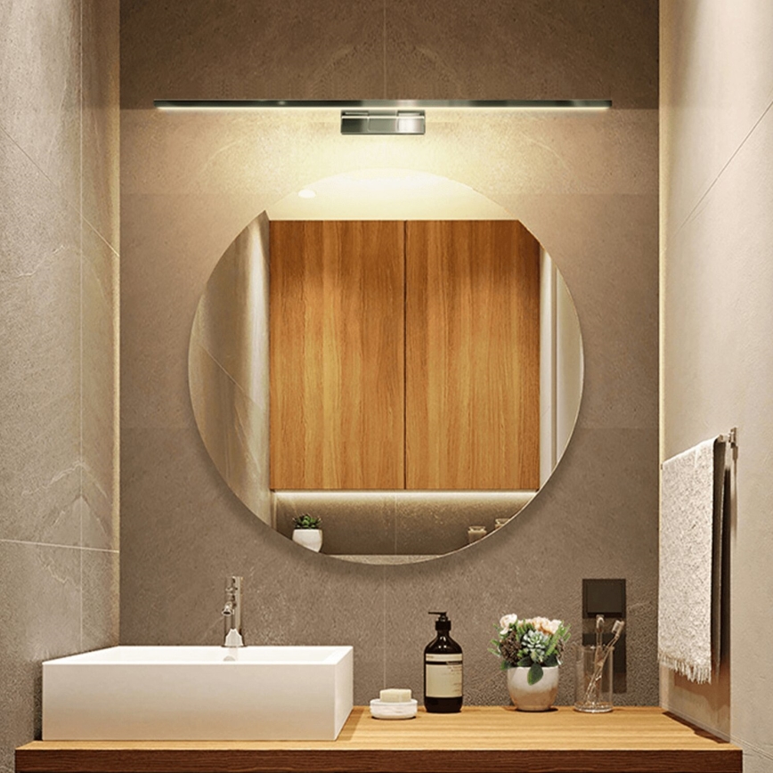 Aigostar - LED Rasvjeta za ogledalo u kupaonici LED/12W/230V 4000K 60cm IP44 aluminij