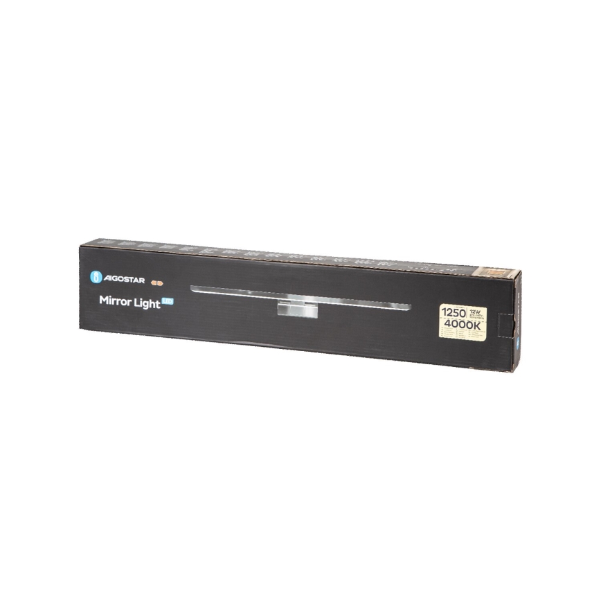 Aigostar - LED Rasvjeta za ogledalo u kupaonici LED/12W/230V 4000K 60cm IP44 aluminij