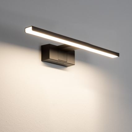 Aigostar - LED Rasvjeta za ogledalo u kupaonici LED/8W/230V 4000K 40 cm IP44 crna