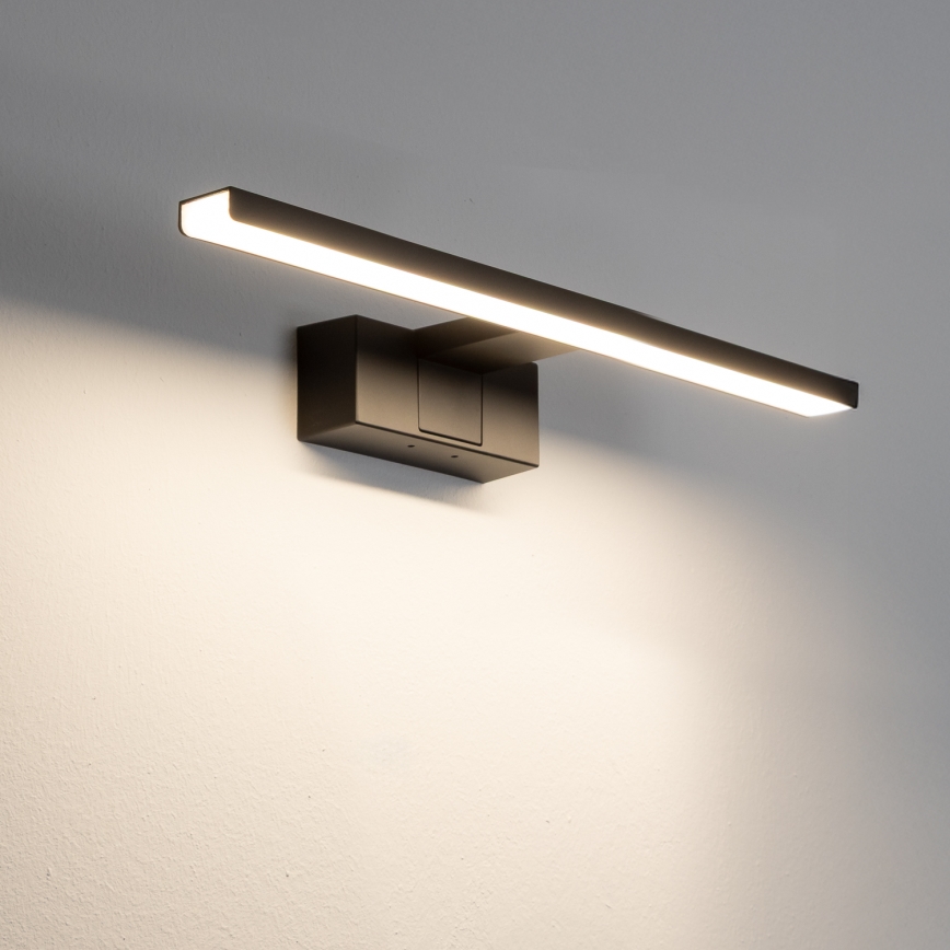 Aigostar - LED Rasvjeta za ogledalo u kupaonici LED/8W/230V 4000K 40 cm IP44 crna