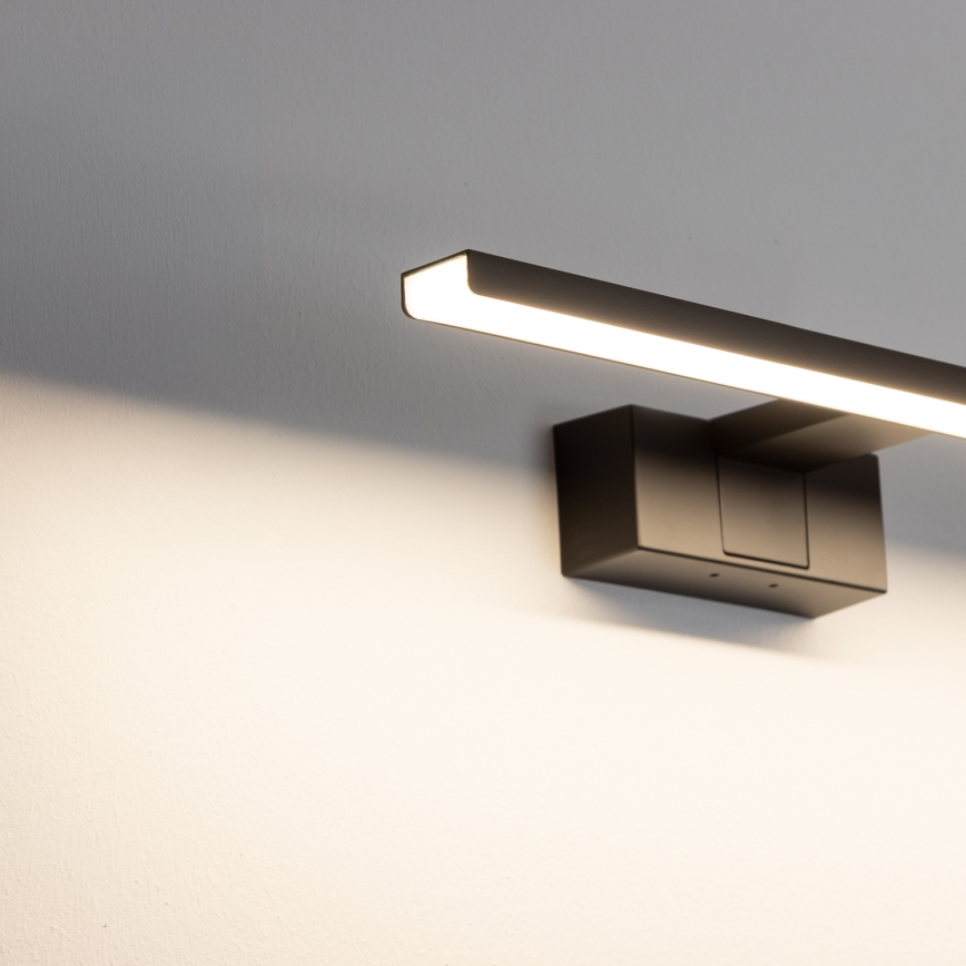 Aigostar - LED Rasvjeta za ogledalo u kupaonici LED/8W/230V 4000K 40 cm IP44 crna