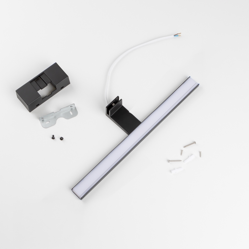 Aigostar - LED Rasvjeta za ogledalo u kupaonici LED/8W/230V 4000K 40 cm IP44 crna