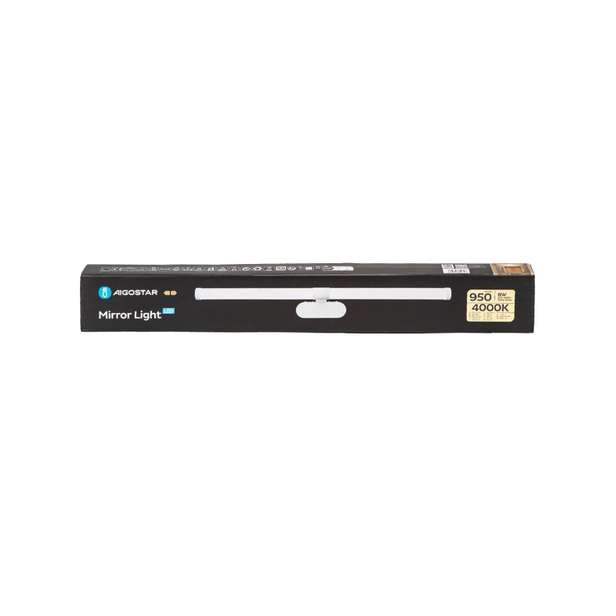 Aigostar - LED Rasvjeta za ogledalo u kupaonici LED/8W/230V 4000K 60cm IP44