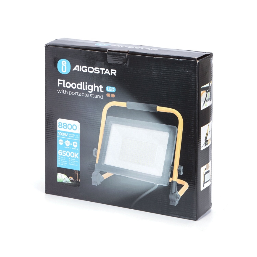 Aigostar - LED reflektor s postoljem LED/100W/230V 6500K IP65