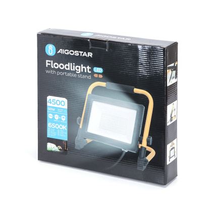 Aigostar - LED reflektor s postoljem LED/50W/230V 6500K IP65