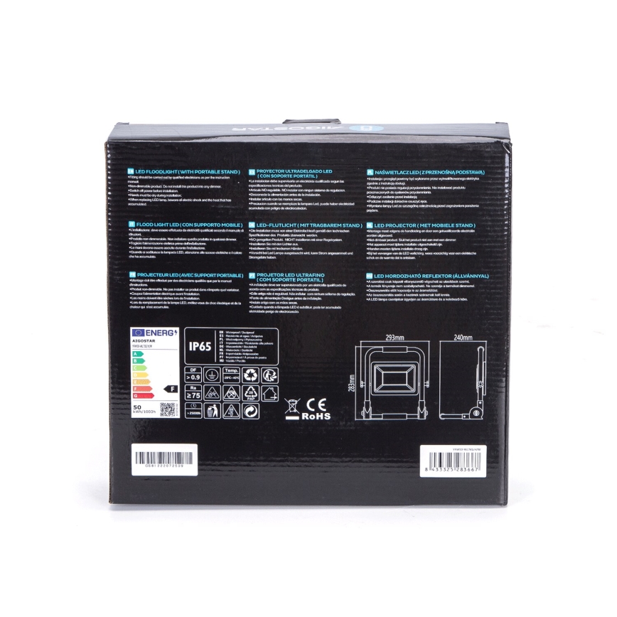 Aigostar - LED reflektor s postoljem LED/50W/230V 6500K IP65