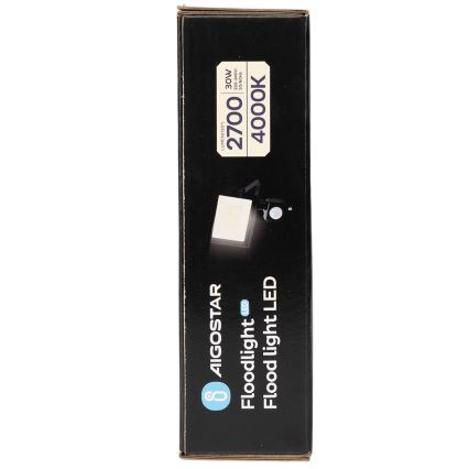Aigostar - LED reflektor sa senzorom LED/30W/230V 4000K IP65