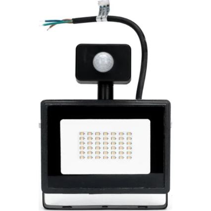 Aigostar - LED Reflektor sa senzorom LED/50W/230V 4000K IP65 crna