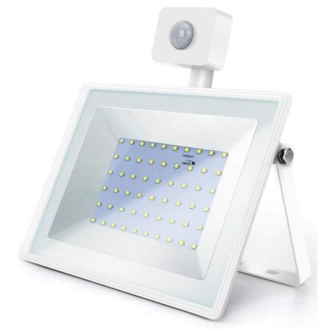 Aigostar - LED Reflektor sa senzorom LED/50W/230V 6400K IP65 bijela