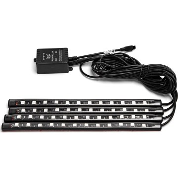 Aigostar - LED RGB podesive trake za automobil LED/4,5W/5V + daljinski upravljač