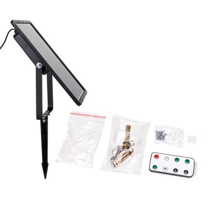 Aigostar - LED RGB Prigušiva solarna traka LED/10W/3,2V 10 m IP65 8000 mAh + daljinski upravljač